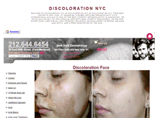 Tablet Screenshot of discolorationnyc.org